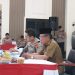 Wagub Sani hadiri rapat koordinasi lintas sektoral di Polda Jambi. (Foto : ist)