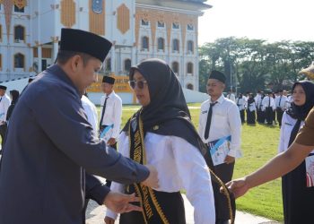 Canangkan Duta Gertik, Upaya Syukur Kurangi Limbah Plastik di Jajaran Pemkab Merangin. (Foto : ist)