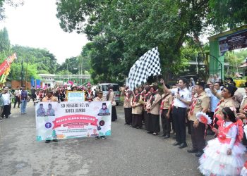 Wakil Wali Kota Jambi Hadiri Pesta Siaga Pramuka : Dari Baris-Berbaris hingga Misi Pelestarian Lingkungan. (Foto : ist)