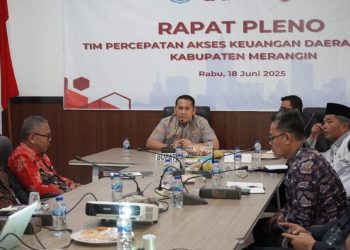 Bupati Syukur Buka Rapat Pleno TPAKD Merangin. (Foto : ist)