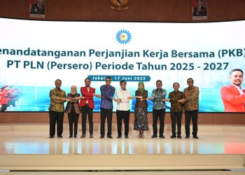 Serikat Pekerja dan Dirut PLN Sepakati PKB 2025-2027, Kawal RUPTL dan Transisi ke BPI Danantara. (Foto : ist)