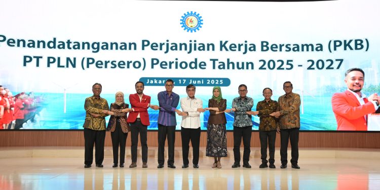 Serikat Pekerja dan Dirut PLN Sepakati PKB 2025-2027, Kawal RUPTL dan Transisi ke BPI Danantara. (Foto : ist)