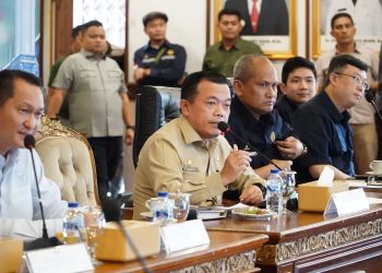 Gubernur Jambi sambut kunjungan komisi XII DPR RI. (Foto : ist)