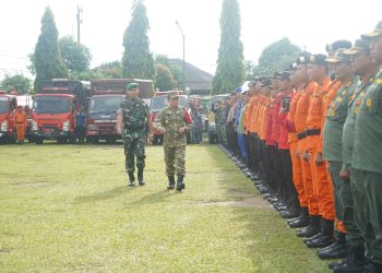 Korem Gapu gelar apel Kesiapsiagaan Karhutla. (Foto : ist)