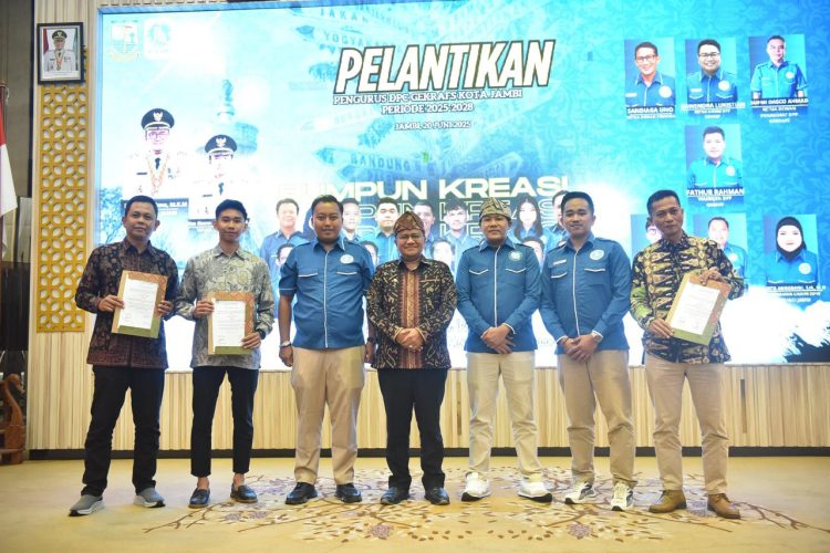 Wali Kota Maulana Dukung Penuh Gekrafs: Ekonomi Kreatif Harus Jadi Tulang Punggung Kota Jambi. (Foto : ist)