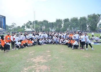 Peringati Hari Yoga Internasional, Pemkot Jambi Dorong Warga Budayakan Hidup Sehat ala Yoga. (Foto : ist)