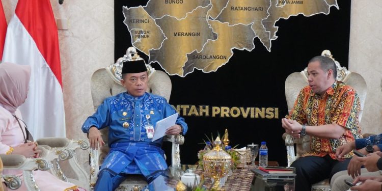 Audensi dengan BRIN, Gubernur Al Haris Bahas Penguatan Peran BRIDA. (Foto : ist)