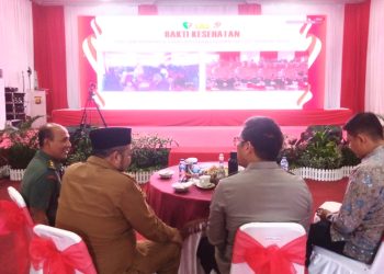 Kapolda Jambi ikuti secara virtual bakti kesehatan Bhayangkara ke-79 yang dipimpin Kapolri. (Foto : Rolan - sinarjambi.com)