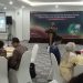 Achmad Subarkah di pembukaan ToT Ekonomi dan Keuangan Syariah jurnalis dan konten kreator. (Foto : Rolan - sinarjambi.com)