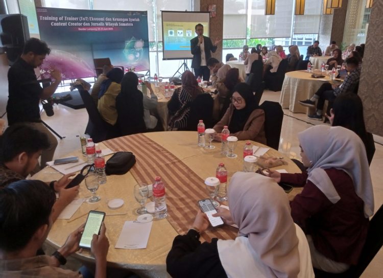 Peserta ToT Ekonomi dan Keuangan Syariah wilayah Sumatera 2025. (Foto : Rolan - sinarjambi.com)