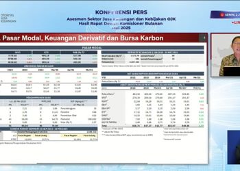 Foto : Screenshot Live YouTube OJK.
