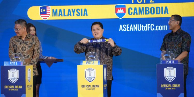 Hasil Drawing ASEAN U-23 Championship Mandiri Cup 2025. Erick Thohir: Sudah Kangen Kita Ketemu Malaysia. (Foto : ist)