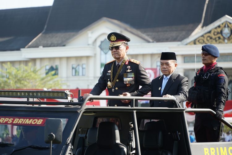 Gubernur Jambi apresiasi Polda Jambi jaga Kamtibmas. (Foto : ist)