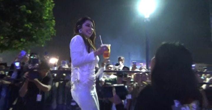 Penampilan Dewi Perssik. (Foto : ist)