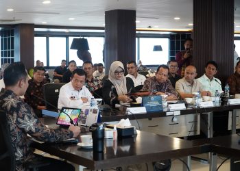 Gubernur Jambi Al Haris bersama Bupati dan Wali Kota Audiensi dengan Kemenko Bidang Infrastruktur dan Pembangunan Kewilayahan. (Foto : ist)