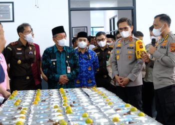 Wagub Sani hadiri peresmian SPPG Polda Jambi. (Foto : ist)