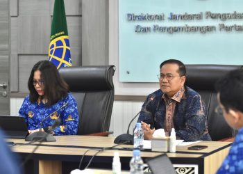Wali Kota Maulana sambangi Kementerian ATR/BPN RI. (Foto : ist)