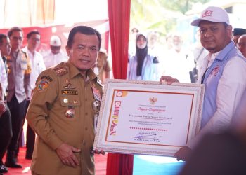Gubernur Jambi Al Haris hadiri peresmian KDMP oleh presiden. (Foto : ist)