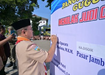 Gerakan Pramuka Goes To School Cara Pemkot Jambi Berantas Narkoba, Judi Online Hingga Geng Motor. (Foto : ist)