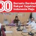 Sekda Merangin Fajarman ikuti peluncuran logo dan tema HUT ke-80 RI oleh Presiden. (Foto : ist)