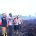 Kapolda Jambi turun padamkan kebakaran hutan dan lahan. (Foto : ist)