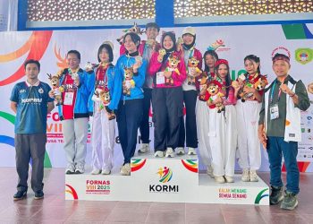 Ketua KORMI Kota Jambi Turun Langsung Dampingi Kontingen, Jambi Siap Ukir Prestasi di Ajang FORNAS VIII. (Foto : ist)