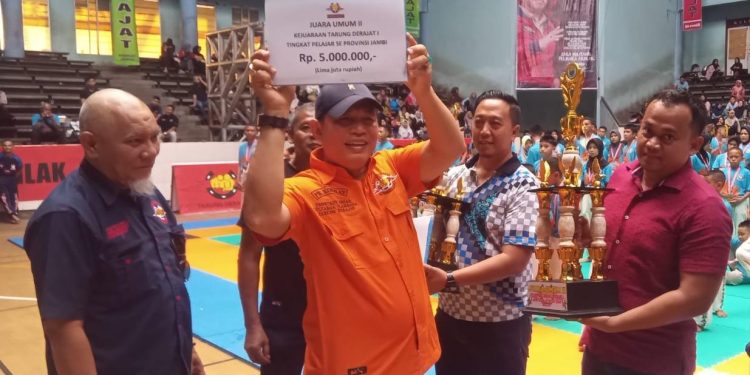 Penutupan Meriah Kejurprov Tarung Derajat Jambi: 218 Atlet Tunjukkan Mental Juara. (Foto : ist)