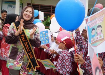 Bunda PAUD Hesti Haris Sosialisasikan 7 Kebiasaan Anak Indonesia Hebat. (Foto : ist)