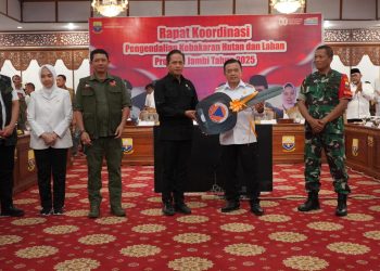 Menteri Lingkungan Hidup Puji Komitmen Pemprov Tangani Karhutla di Provinsi Jambi. (Foto : ist)