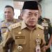 Gubernur Jambi Al Haris ditemui usai rapat di ruang VIP Bandara Sultan Thaha. (Foto : Rolan - sinarjambi.com)