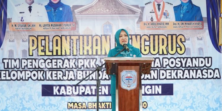 Hj. Hesti Haris Tekankan Kolaborasi Lintas Organisasi Demi Pembangunan Berkelanjutan di Merangin. (Foto : ist)