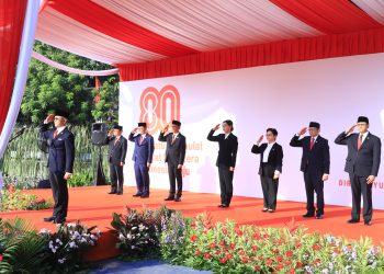 OJK gelar upacara HUT Ke-80 RI. (Foto : ist)