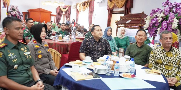 Kajari Merangin Menghadiri Acara Silaturahmi Pelepasan Dandim 0420/Sarko. (Foto : ist)