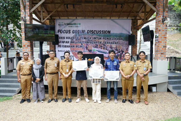 Wawako Diza Buka FGD Bertajuk Aksi Kolektif Pemuda Untuk Pengelolaan Sampah Inklusif dan Adaptif Terhadap Perubahan Iklim. (Foto : ist)