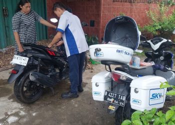 Beri pelayanan Ekstra, Service Kunjung Yamaha (SKY) jadi alternatif perawatan motor Konsumen. (Foto : ist)