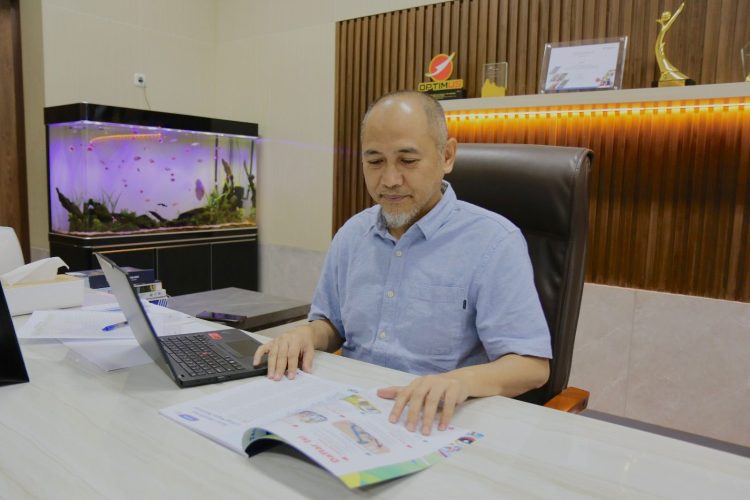 Mefredi General Manager Zona 1 menekankan komitmennya dalam mendukung laju performa aktivitas produksi PHR Zona 1. (Foto : ist)