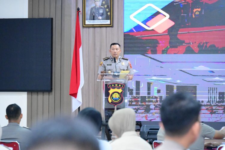 Karo SDM Polda Jambi Buka Pelatihan Peningkatan Kemampuan Operator SDM. (Foto : ist)