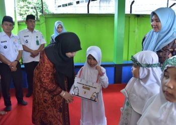 Bunda PAUD Nadiyah Launching Implementasi Manasik Zakat pada Satuan PAUD se-Kota Jambi. (Foto : ist)