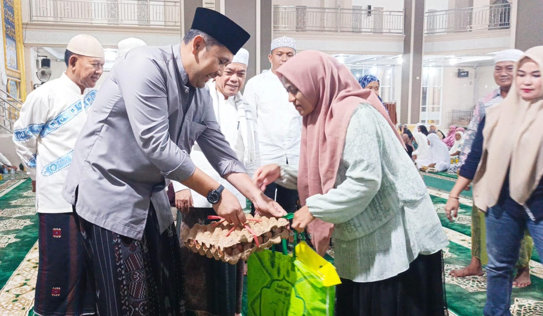Gubernur Puji Semangat Bupati Syukur Bangun Merangin. (Foto : ist)