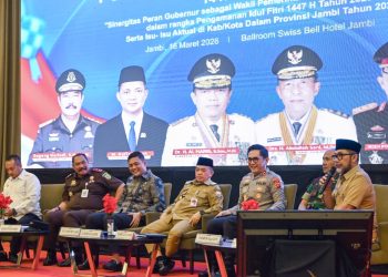 Kapolda Jambi ikuti Rakor Pengamanan Idul Fitri 1447 H, Perkuat Sinergi Lintas Sektoral. (Foto : ist)