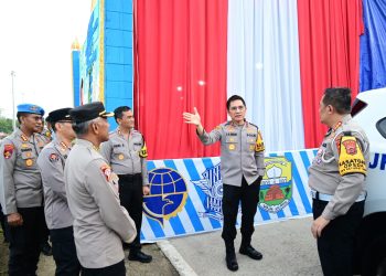 Cek Arus Mudik, Kapolda Jambi Pastikan Kelancaran di Wilayah Hukum Polda Jambi. (Foto : ist)