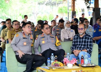 Polda Jambi Ikuti Vicon Bersama Kapolri, Perkuat Pengamanan dan Pelayanan di Objek Wisata Saat Idul Fitri. (Foto : ist)