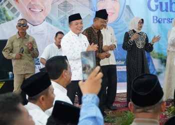 Halal Bihalal Sekaligus Open House di Kediaman Pribadi, Gubernur Al Haris Tekankan Pererat Kebersamaan. (Foto : ist)
