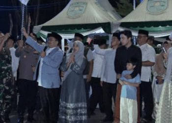 Gema Takbir Kendaraan Hias Semarakkan Malam Lebaran di Kota Jambi. (Foto : ist)