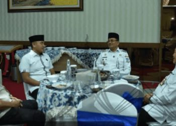 Wali Kota Jambi Sambut Kunjungan Kerja Bupati Tanah Laut, Perkuat Sinergi dan Tukar Inovasi Pembangunan. (Foto : ist)