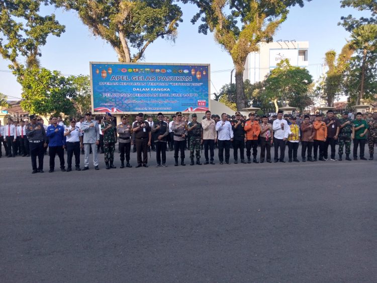 Apel gelar pasukan operasi kepolisian terpusat Ketupat 2026. (Foto : ist)