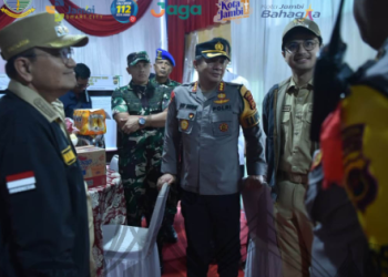 Pastikan Situasi Kondusif Jelang Hari Raya Idul Fitri, Maulana- Diza Pantau Pos Pengamanan dan Pelayanan. (Foto : ist)