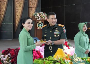 Kodam XX/TIB Peringati HUT ke-80 Persit Kartika Chandra Kirana. (Foto : ist)