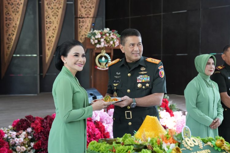 Kodam XX/TIB Peringati HUT ke-80 Persit Kartika Chandra Kirana. (Foto : ist)
