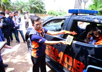 Polda Jambi Gelar Rekonstruksi Kasus Tindak Pidana Rudapaksa. (Foto : ist)